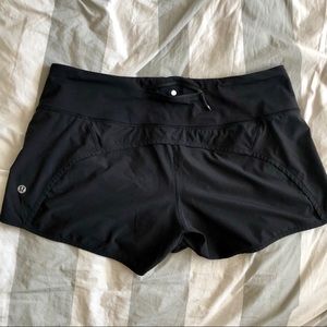 Lululemon run times shorts black size 10